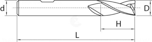 VHM Frees 3-snijder 5602R453GM