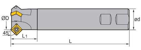 CMA/CMD01 Afschuinfrees 45°/60°
