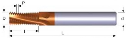 VHM Draadfrees EMT uitwendig