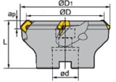 FMA01 Vlakfrees 45°