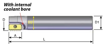 Draadfreeshouder VHM SR lang