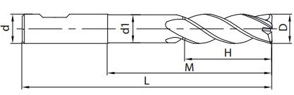 VHM HPC Frees 5-snijder UM-5EP
