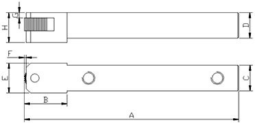 Drukkartelrolhouder M6
