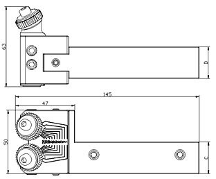 Freeskartelrolhouder MF21