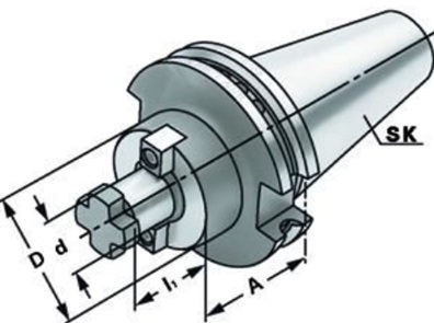 Opsteekdoorn DIN 69871