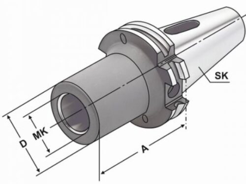 Morsekonus verloophuls DIN 69871