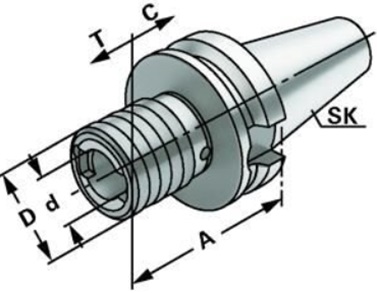 Tap snelwisselhouder MAS BT