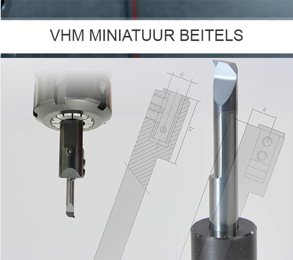 VHM miniatuur beitels Kantelpen - L4