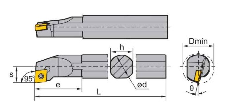 S-SDQCR/L-11 Beitelhouder